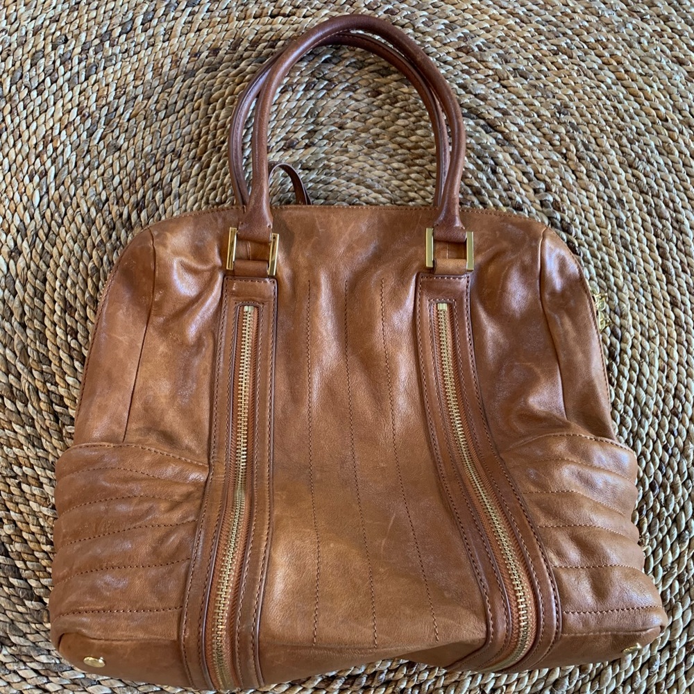 RACHEL ZOE Brown Leather Handbag